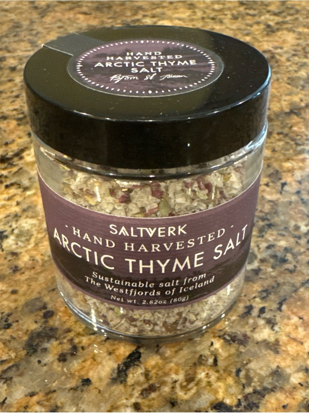 Artic Thyme Sea Salt - Gourmet, Hand Harvested - 2.82 Oz Jar
Saltwerk - Picture 3 of 4